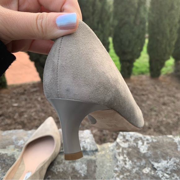 M. M. Lafleur Nude Beige Suede The Lillian Pump - Picture 6 of 7